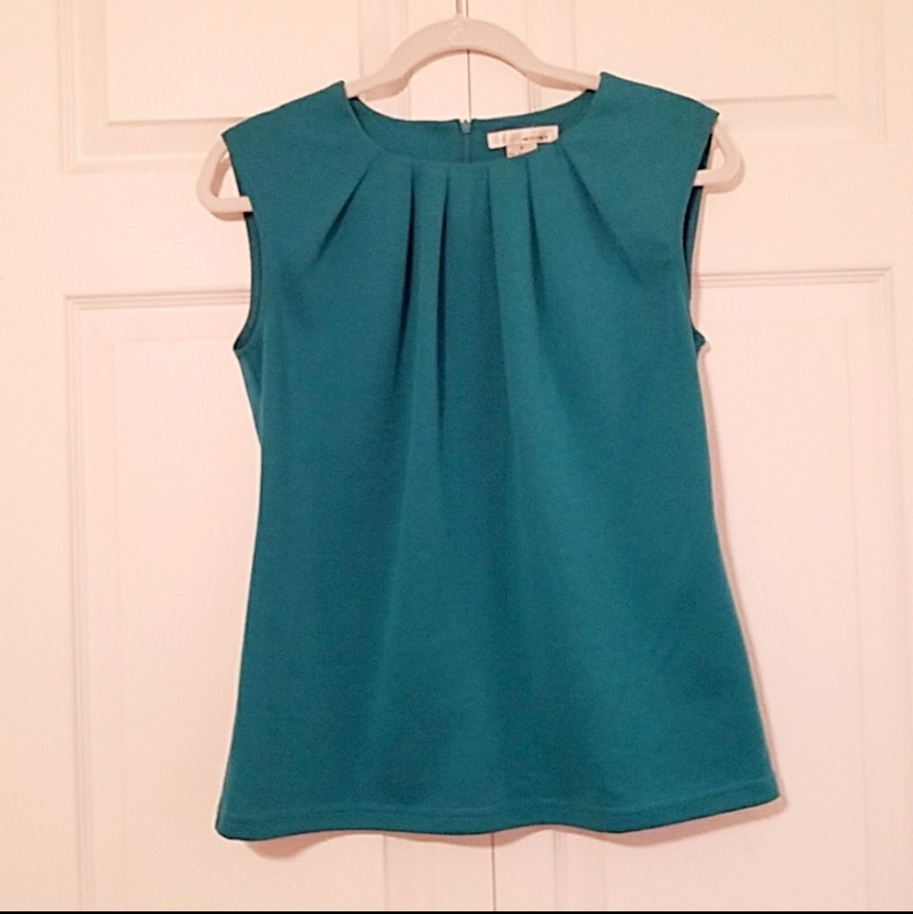 4 for $25! WD.NY Teal Top with back zipper